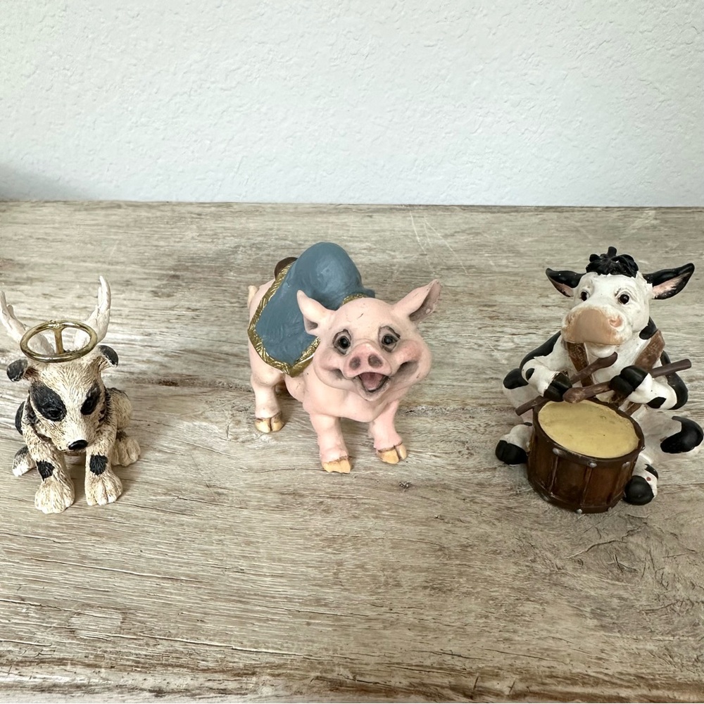 Big Sky Carvers Random Barn Animals Resin Partial Nativity Set - Picture 4 of 9